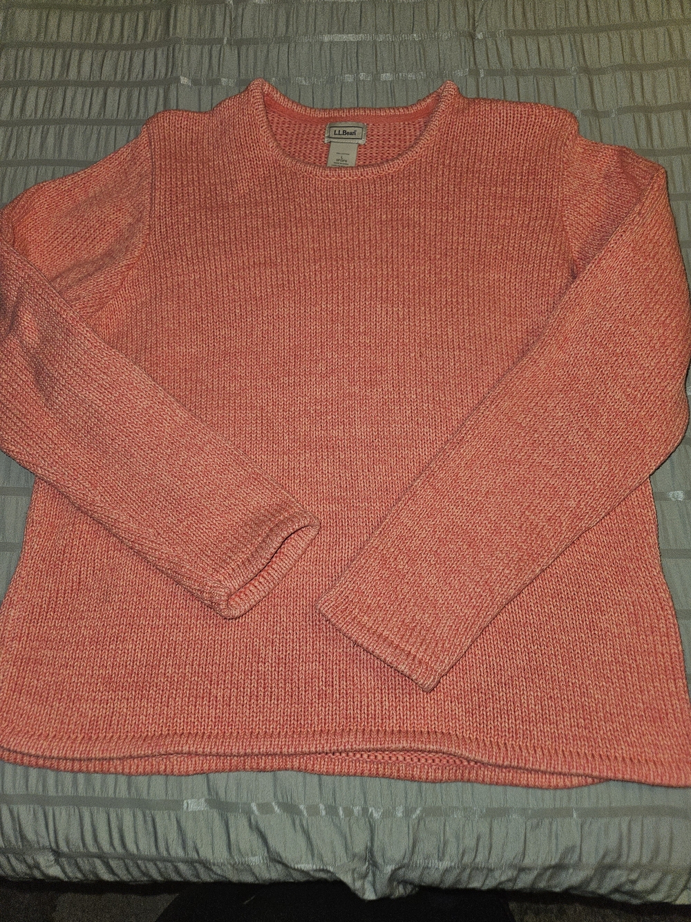 L.L. Bean Pink Sweater for Women 100% Cotton